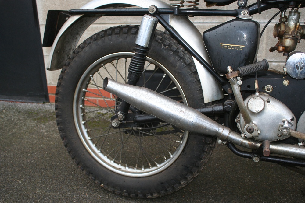 1958 AJS 16 MS, 348 cc. Registration number YTG 828. Frame number SB/16MS 33542. Engine number - Image 5 of 12