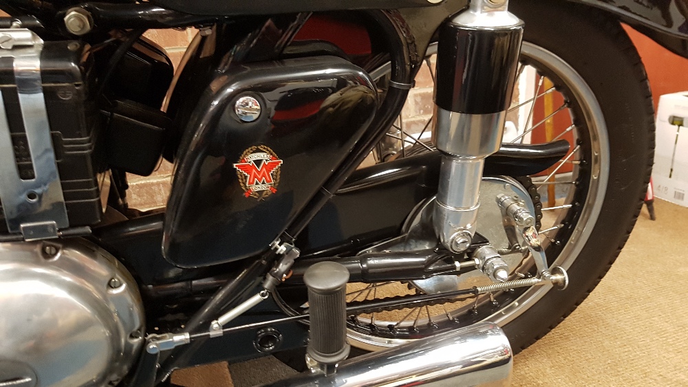 1955 Matchless G9, 498 cc. Registration number UYJ 920. Frame number A34382. Engine number 55 G9 - Image 8 of 12