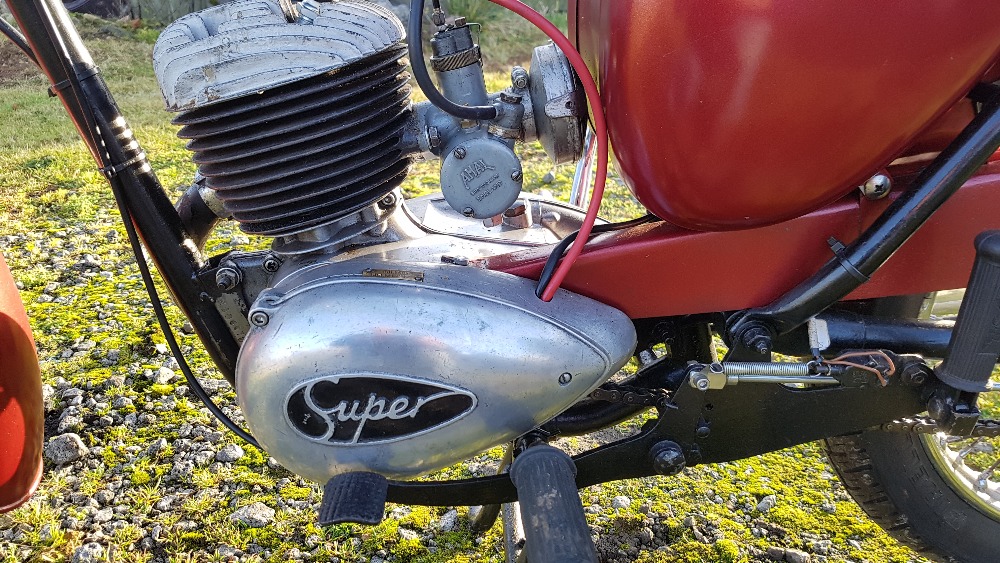 1970 BSA Bantam, 175 cc. Registration number HGU 743J. Frame number ND06478 B175. Engine number - Image 9 of 12