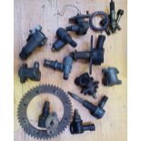 Eleven various speedo drives and other spares.