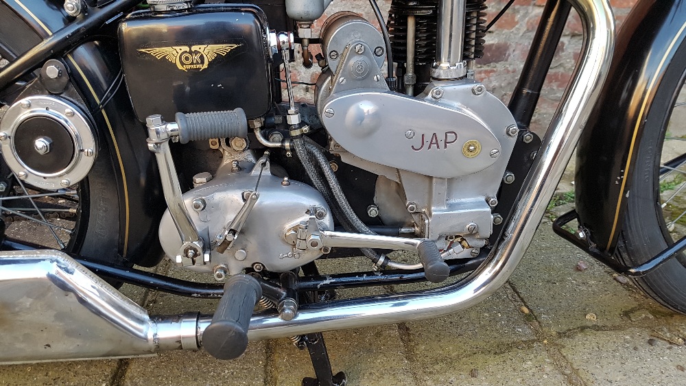 1938 OK Supreme, 348 cc. Registration number EAL 787. Frame number 25509. Engine number 10H 0 - Image 5 of 14