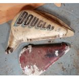 A Douglas alloy tool box and a tool box cover (2).