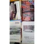 A collection of motoring brochures, c. 1960/70, to include a Ford Capri Mk1, 1600GT