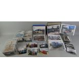 A large quantity of motor vehicle photographs and postcards.