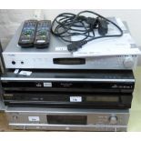A pure DAB tuner model DRX-702ES together with Panasonic DVD recorder, Oncyo DVD player and Yamaha