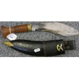 A reproduction cookery scabbard