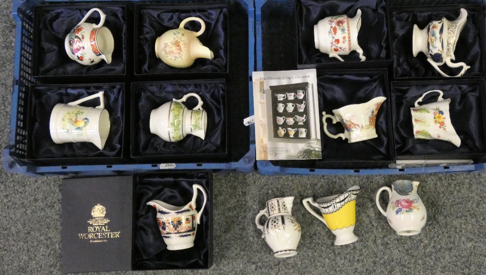 The historical jug collection from Royal Worcester marking the 250th anniversary (12) (9 with