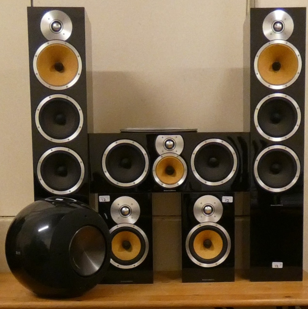 Bowers and Wilkins audio - a pair of CM9 200 watt speakers, serial numbers 6061 and 6062, a pair - Image 2 of 2