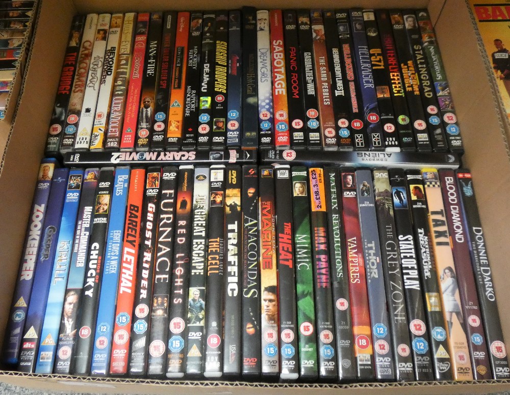 Two boxes of DVDs - Image 2 of 3