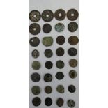 A quantity of Ancient Roman, Greek and Chinese coins, comprising; smaller copper and other coins