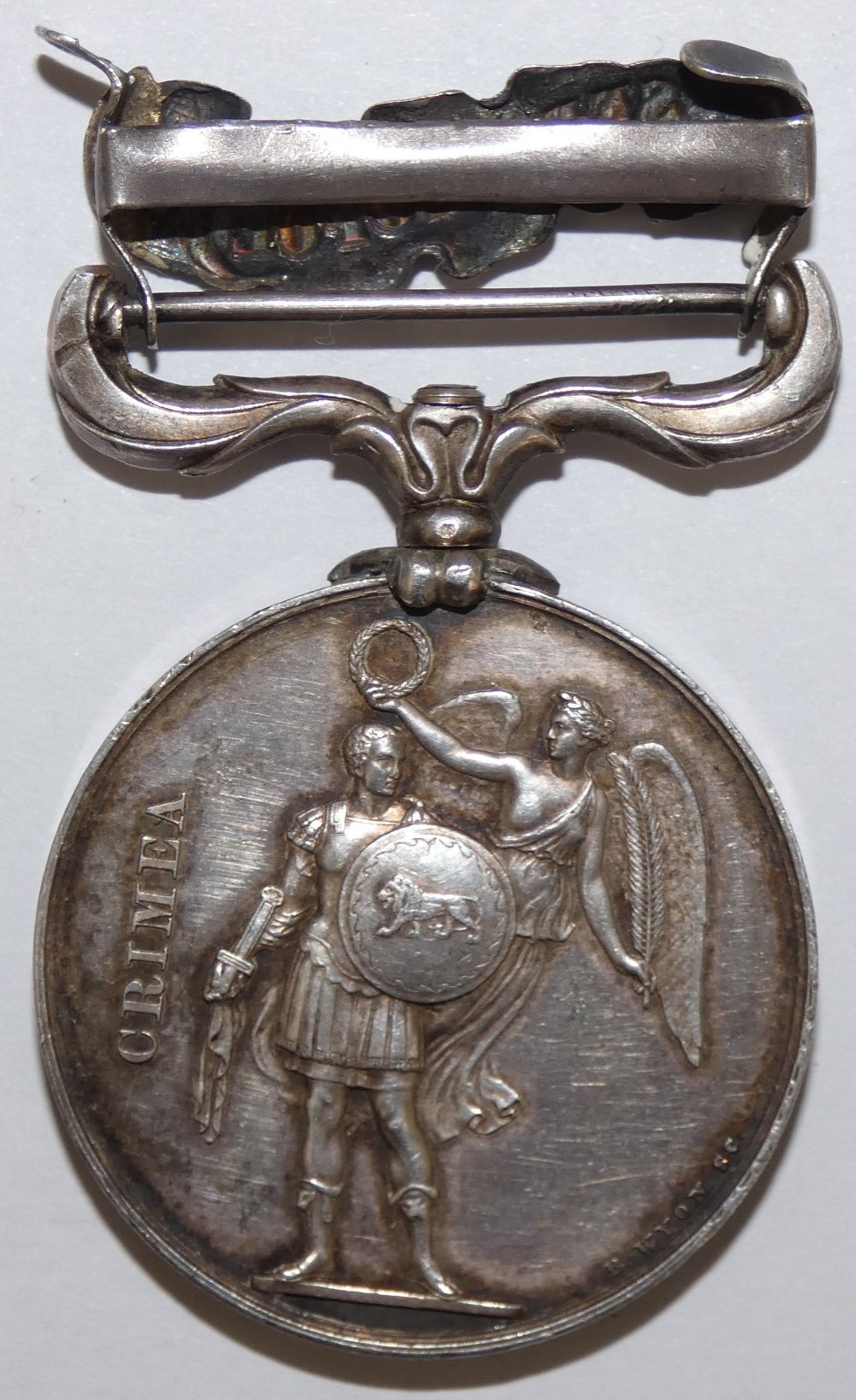 The Crimea Medal and bar Sebastopol (25th October 1854), named to P. Downey 1st Battalion 1st - Image 2 of 2