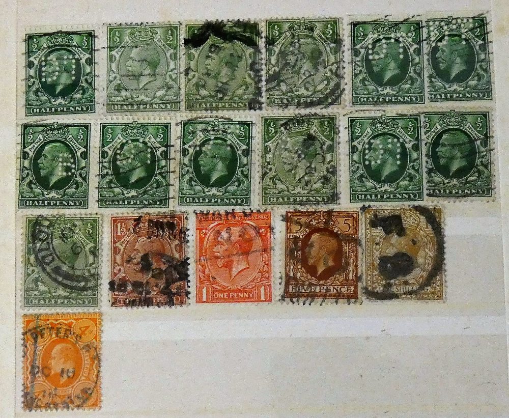 An 'Abria' Great Britain stamp album, to include a penny black. - Image 4 of 6