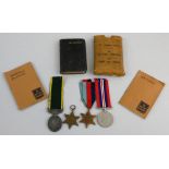 Territorial Efficient Service medal to 3531734 Private W. Hindley, Manchester Regiment, together