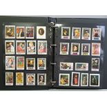 Art on stamps: Thematic collection in ring binder mounted in protector pages. Thirty three pages,