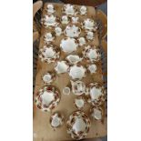 A Royal Albert 'Old Country Roses' tea ware, approximately 67 pieces