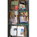 Five boxes of hardback books, including architectural and historic subjects