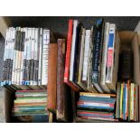 Two boxes of books including, Ladybird children’s books, several eye witness guides, North and