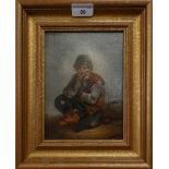 A portrait of an urchin, gilt frame