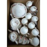 A Grafton china dinner service, Malvern pattern in two boxes