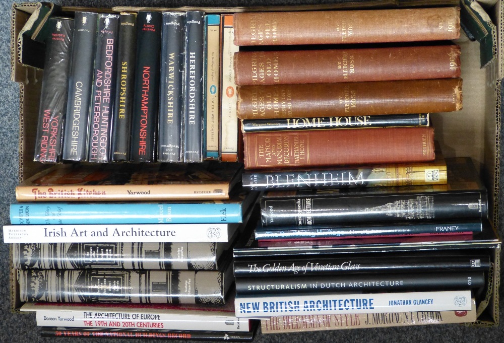 Five boxes of mainly architectural books