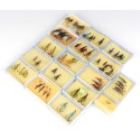 A collection of unused salmon fishing flies