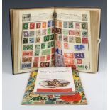 A Wanderer stamp album of mint and used world stamps, a Stanley Gibbons Gay Venture stamp album