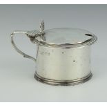 A George IV circular silver mustard of plain form London 1828, 114 grams