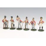 Oryon, 3 metal figures of British Infantryman 28th Regiment of Guards North Gloucestershire's 1815