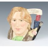 A Royal Doulton character jug - Oscar Wilde D7146 to commemorate the 100th Anniversary of the