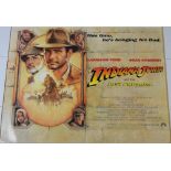 Various late 20th Century movie posters to include "Indiana Jones and the Last Crusade", "