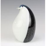 A Studio Glass figure of a penguin 19cm