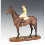 A Beswick figure of a horse - Arkle, Pat Taaffe up, Connoisseur figure by Arthur Greddington no.2084