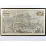 Map, a new and accurate plan of the Cities of London, Westminster and Borough of Southwark with