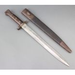 A Wilkinsons Boer War Lee Metford bayonet, the blade with crowned VR and number 494 complete with