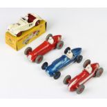 A collection of Dinky model motor cars including a 23K Talbot Lago, 232 Alfa Romeo, 23N Maserati and