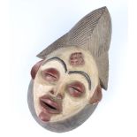 A Gabonais Punu mask of a lady 30cm x 20cm