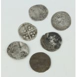 Six early British hammered coins