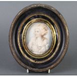 Print, oval portrait of Princess Royal 9cm x 7cm