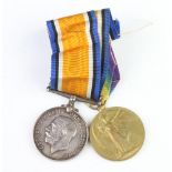 A World War One pair of medals to G/24284 Pte.W.G.Price.R.W.Kent.R