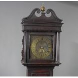 John Boot of Sutton, an 18th Century 30 hour longcase clock, the 28cm gilt square dial with Roman