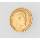 An Edward VII half sovereign 1904