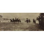 Photograph "Derby 1913", J Woodland Fullwood, sports photographer Norwood, London 21cm x 51cm