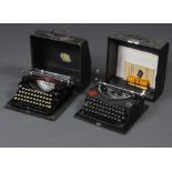 An Imperial Good Companion portable manual typewriter complete with instructions, boxed, together