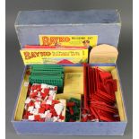 A Bayko building set boxed and with 2 instructions books