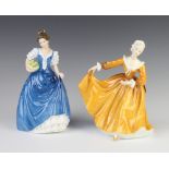 Two Royal Doulton figures - Helen HN3601 20cm and Kirsty HN2381 20cm