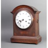 Philip Haas and Sohne, an Edwardian striking bracket clock with enamelled dial and Roman numerals,