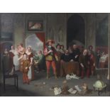 Samuel De Wilde (1748/1751-1832) oil on canvas signed and dated 1810, extensive theatrical
