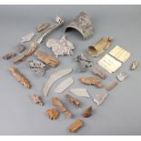 A collection of World War Two schrapnel