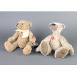A Herman limited edition bear with articulated limbs 23cm together with a Russ vintage edition