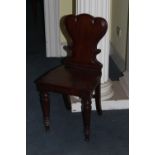 MAHOGANY HALL CHAIRS